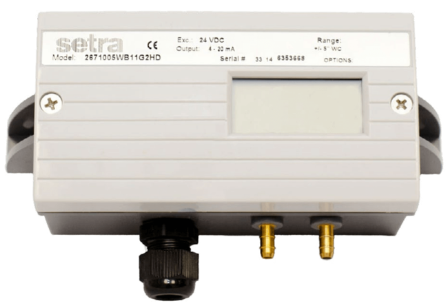 Setra Low Differential Pressure Transducer, Model 267